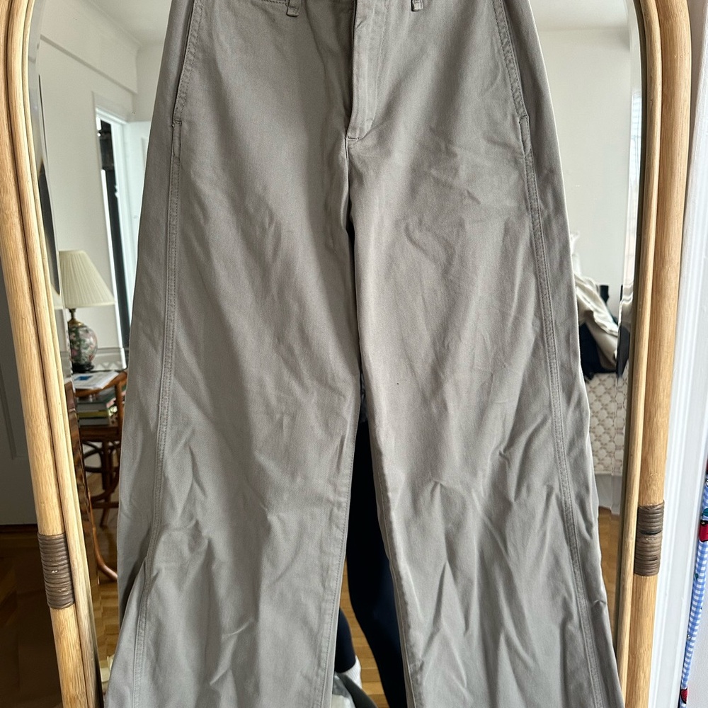 Rag & Bone Sofie Gray Chino Pants, 00